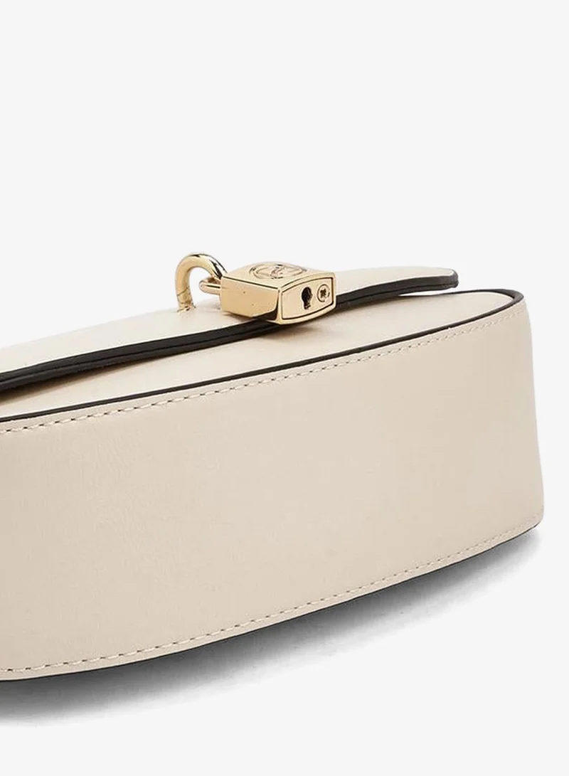 Paprika BEIGE Solid Crossbody Bag With Chain Strap for Women | Best Price UAE
