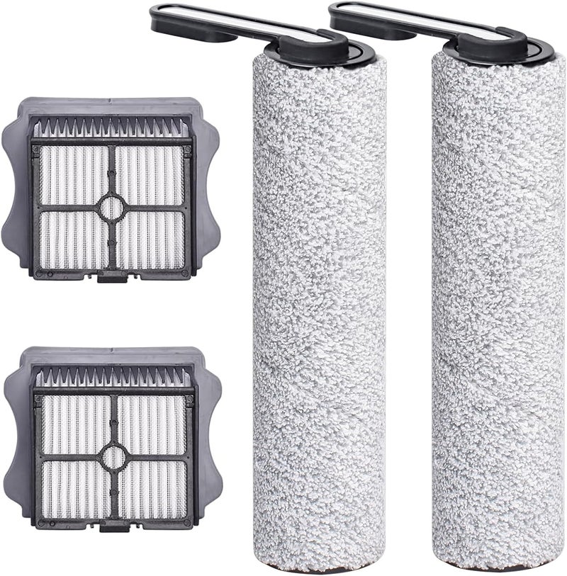 Bluearks [Floor ONE S5] Replacement Brush Roller and HEPA Vacuum Filter for Tineco Floor ONE S5 & S5 PRO 2 Cordless Wet Dry Vacuum Cleaner, Replacement Roll Parts for Tineco cleaning solution refill - Image 1