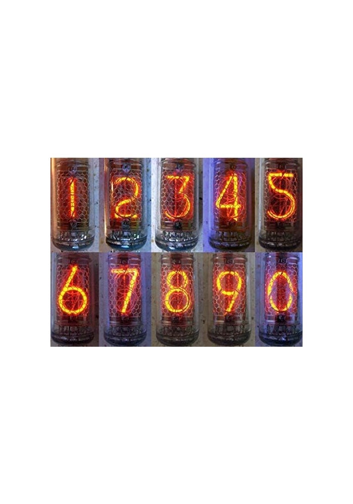 1UA IN14 Nixie Tube Indicator Set - 6PCS Neon Display for DIY Clocks - Image 2