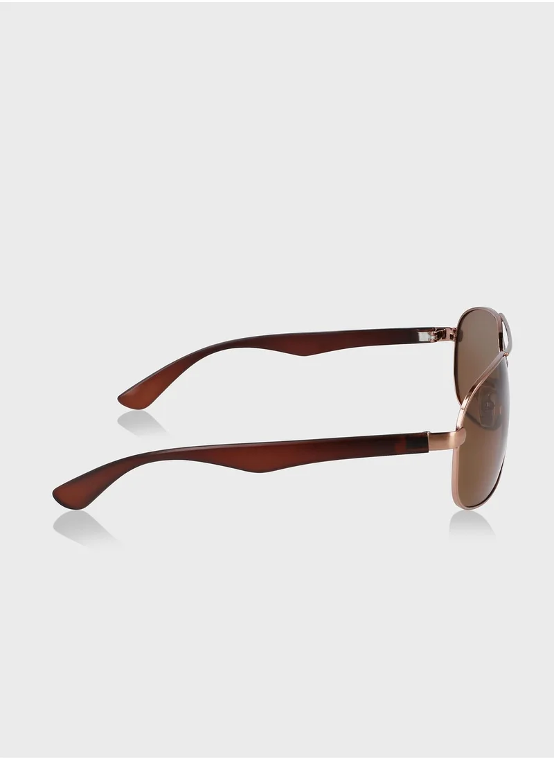 NAUTICA N2245S Oversized Sunglasses