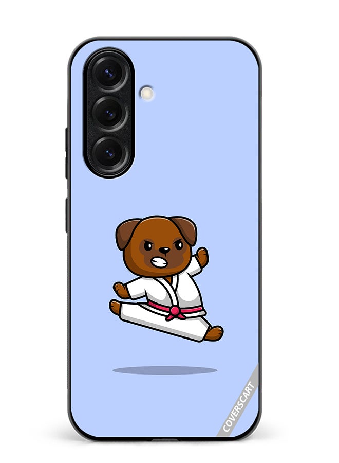 VR CREATIVE Protective Case Cover For Samsung Galaxy A56 Karate Dog Design Multicolour