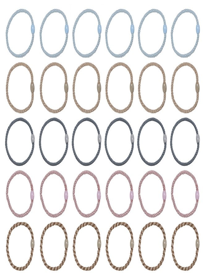 L. Erickson Narrow Grab & Go Pony Ball, Ballerina, Set of Thirty - Exceptionally Secure with Gentle Hold - Image 3