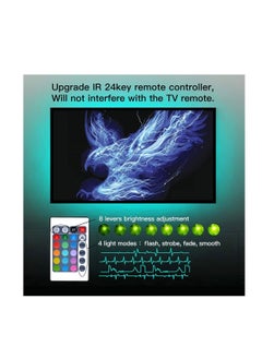 TWISTED MINDS Twisted Minds Gaming Monitor /TV RGB LED Strip, USB Powered Light, Works with Remote-16 million colors RGB Led Strip with 36000 hrs. life span-2 Meters | TM-LED-2M  - Image 5