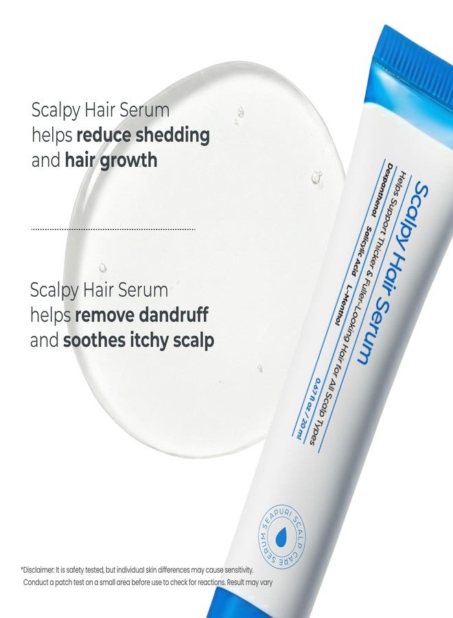 Seapuri Scalp & Lash Growth Care Bundle | Hair Thickening Serum for Thinning Hair & Eyelash Eyebrow Enhancer | [Biotin & Peptide] Treatment for Volumizing Roots & Longer Looking Lashes - Image 5