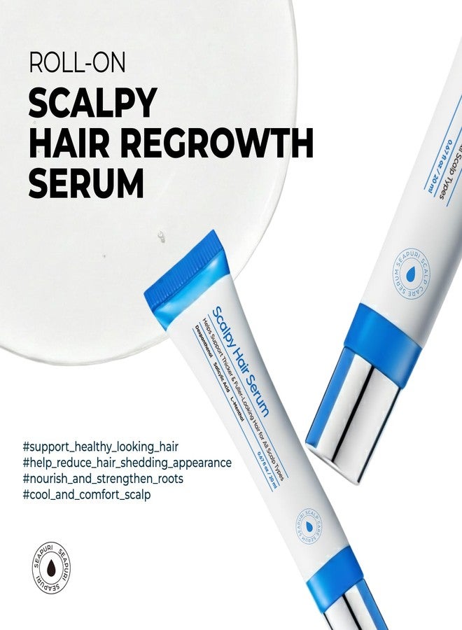 Seapuri Scalp & Lash Growth Care Bundle | Hair Thickening Serum for Thinning Hair & Eyelash Eyebrow Enhancer | [Biotin & Peptide] Treatment for Volumizing Roots & Longer Looking Lashes - Image 3