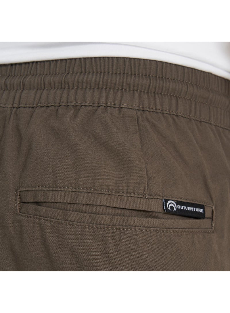 Outventure Men's Shorts Dark Brown, Outventure, Soft Cotton Fabric, Loose Fit, 3 Practical Pockets, Comfortable and Stylish for Active Lifestyles - Image 5