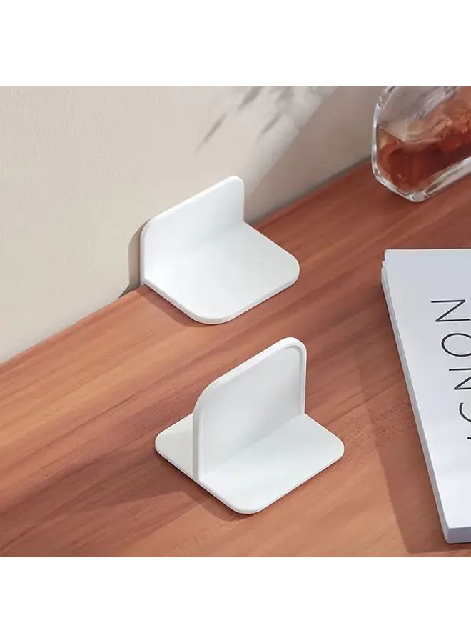 5pcs Self Adhesive Furniture Fixers No Drilling Required Anti Tip Safeguard for Shoe Cabinets Wardrobes Bookshelves - Image 2