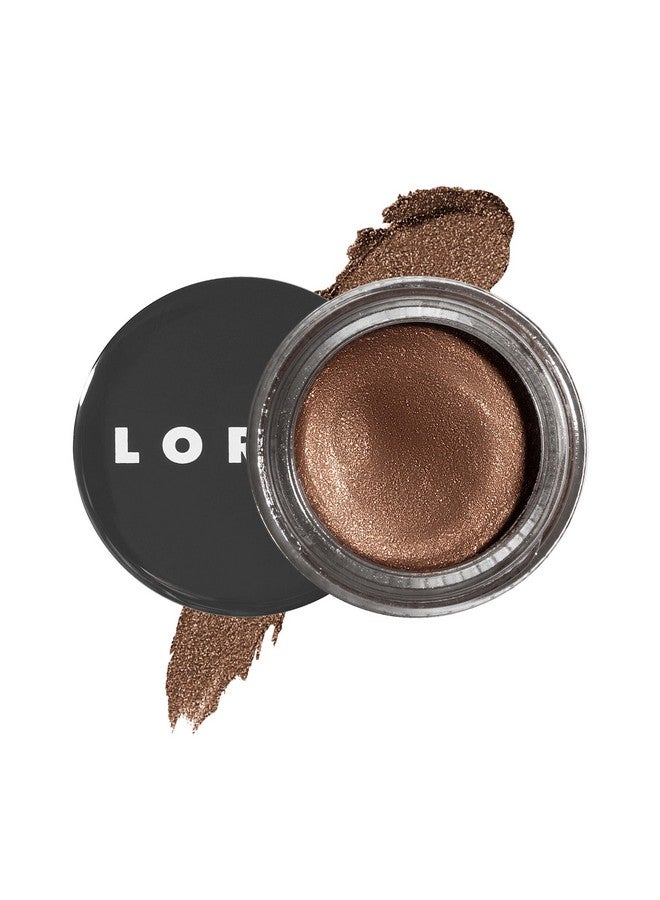 Lorac Lux Diamond Crème Eye Shadow ; Metallic Shimmer Eyeshadow Powder ; Suede Brown - Image 2