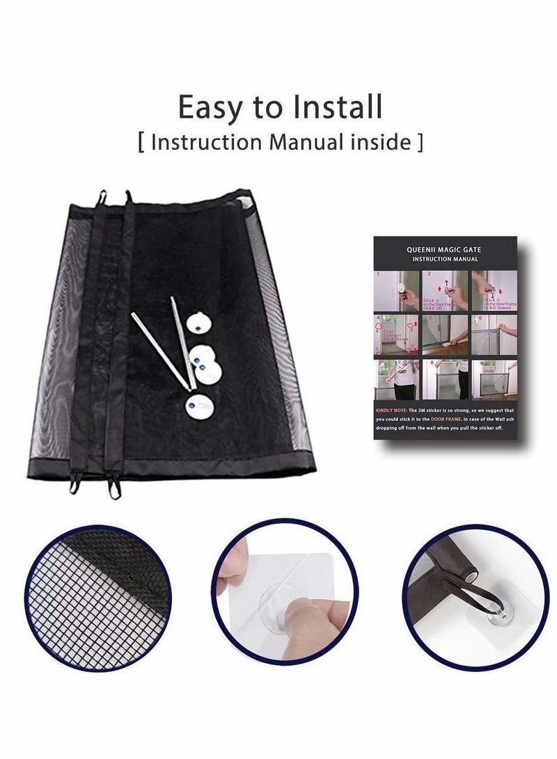 واي آند دي Pet Safety Guard Mesh Dog Gate  - Image 5