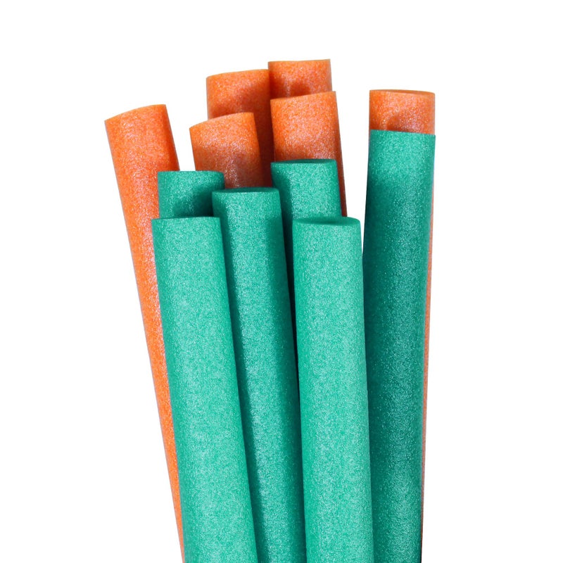 Robelle 12Pack Teal and Orange Pool Noodles Made in Canada - Image 2