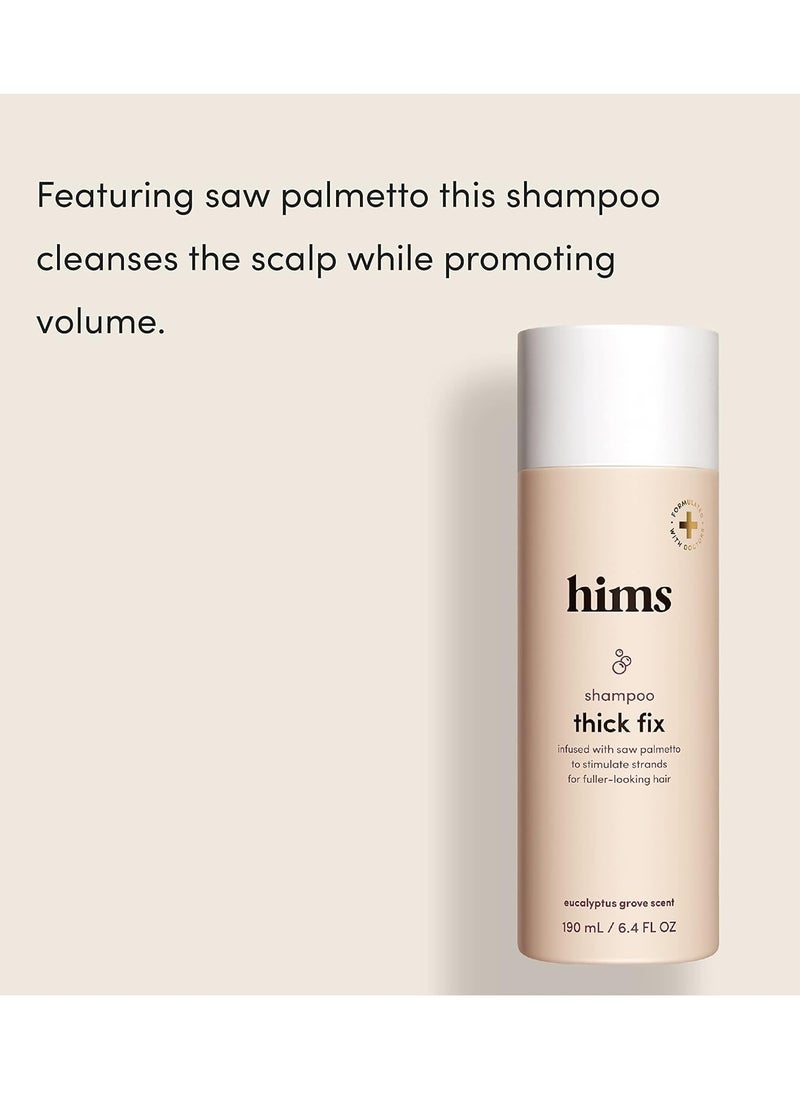 HIMS & HERS - hims Thick Fix Set - Hair Thickening Shampoo & 5% Minoxidil Foam for Men's Hair Growth - Moisturizing, Color Safe - 2 Count - Image 1