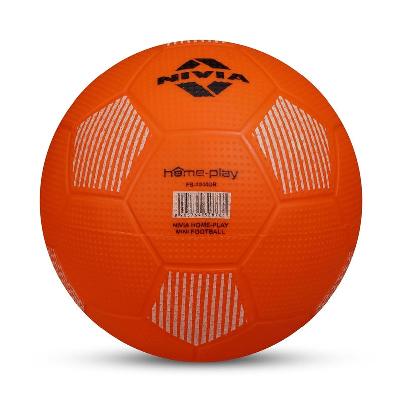 NIVIA Home Play Mini Football for Kids - Size 1, Orange - Image 4