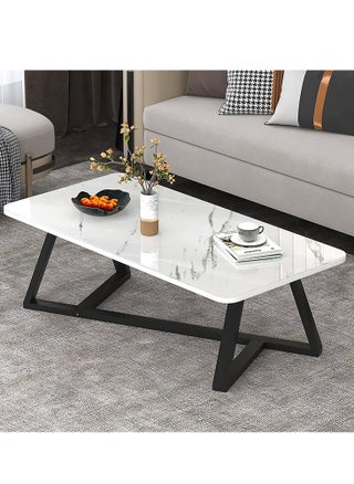 Multi-Use Nordic Luxury Coffee Table Sofa Table with Open Shelving for Storage and Display for Living Room and Home Office with Metal Frame - pzsku/ZA120DA47D35E9875C9F8Z/45/_/1698371325/5c07e4d2-5d06-4996-8745-64b8b22bb9a0