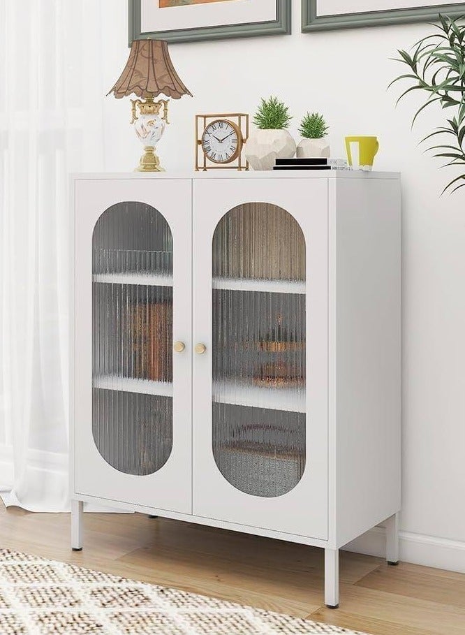Estilo Two-tone iron storage cabinet - durability and elegance in every corner - Image 1