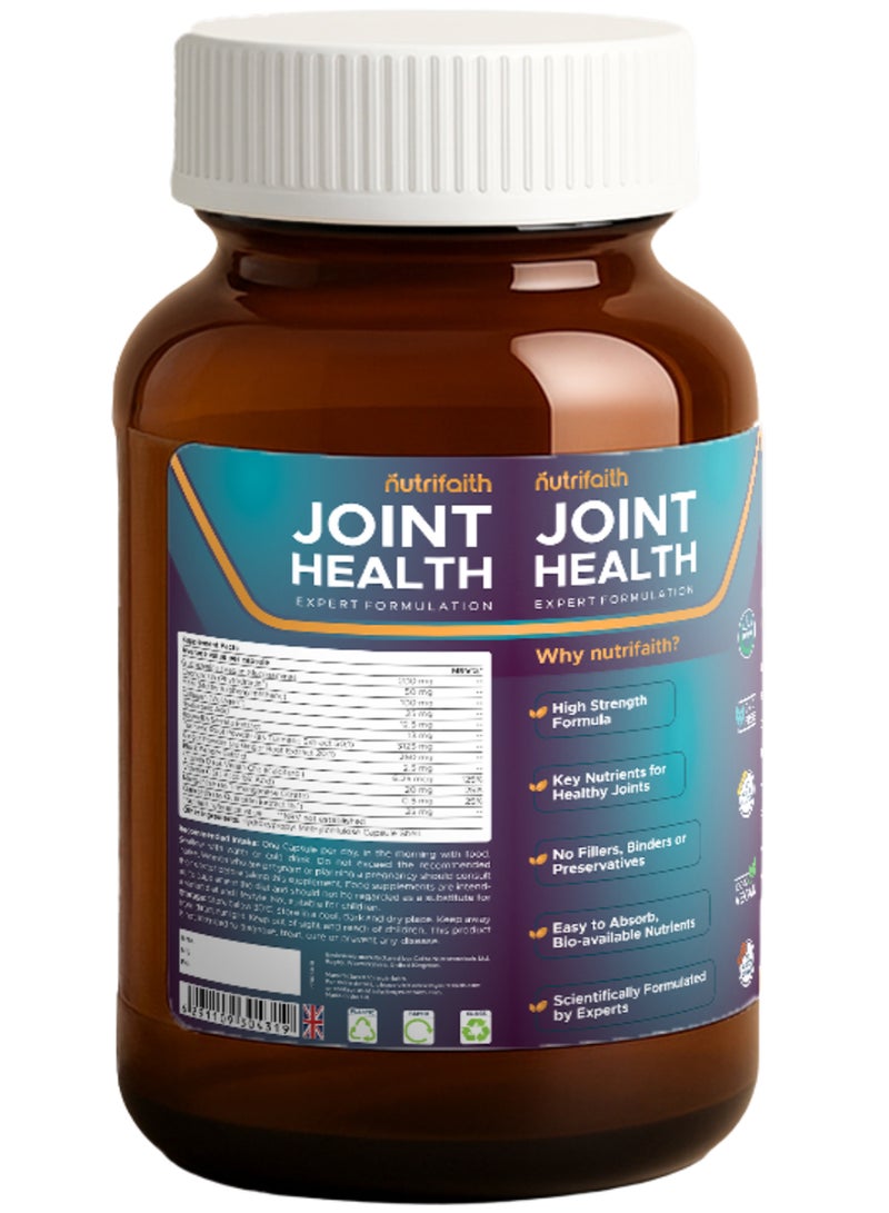 Nutrifaith Joint Health Supplement – Supports Joint Strength, Mobility & Flexibility – 120 Capsules - Image 4