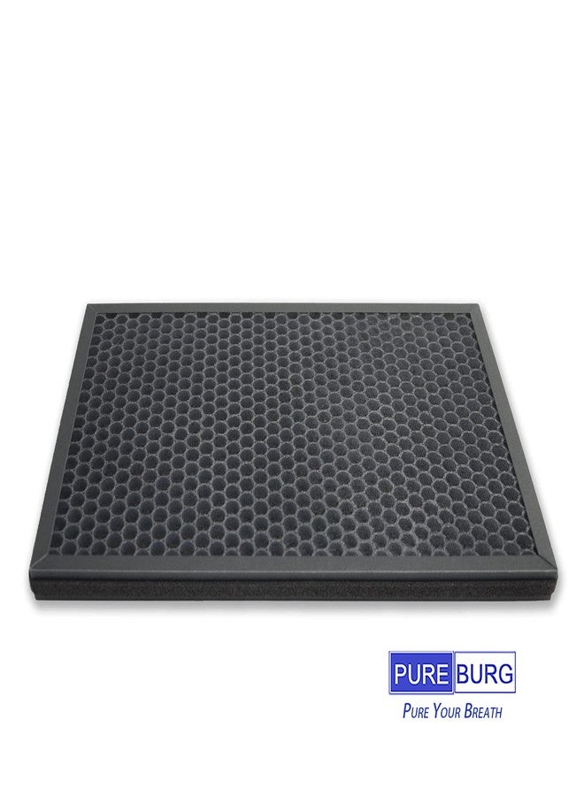 PUREBURG فلتر بديل من بيوربيرغ متوافق مع جهاز تنقية الهواء كولزر EPI-186، عبوة من قطعتين، فلتر H13 HEPA مع كربون نشط، فلتر 2 في 1، 4 مراحل لتنقية الهواء من الغبار والمركبات العضوية المتطايرة - Image 4