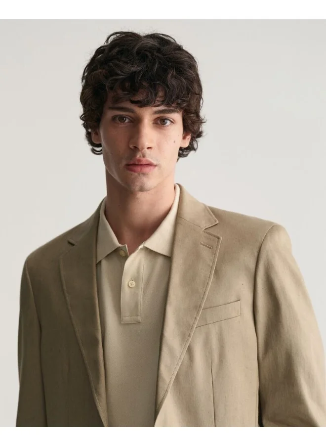 غانت Gant Slim Fit Cotton Linen Suit Blazer