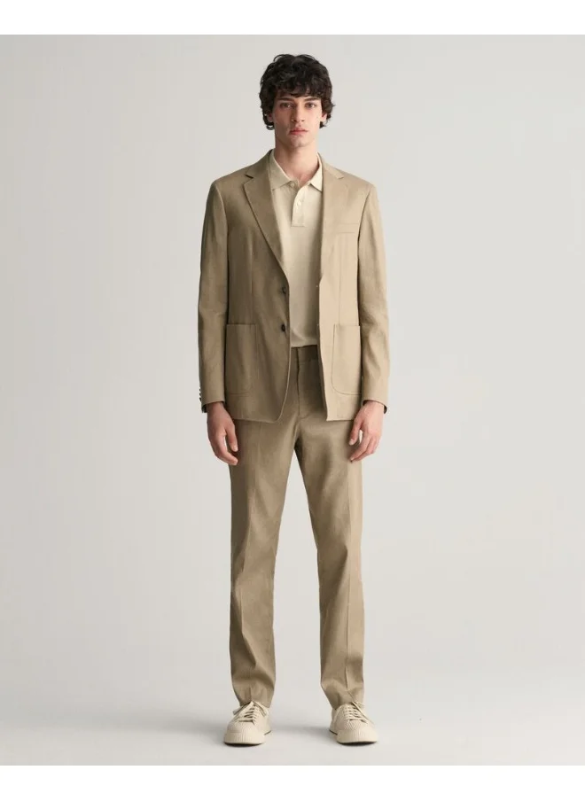 GANT Gant Slim Fit Cotton Linen Suit Blazer