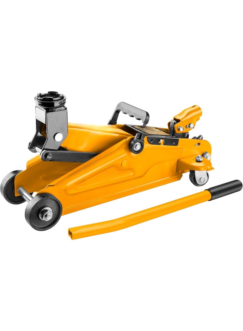 Heavy Duty Hydraulic Trolley Jack - 2 Ton Strong Service Jack - Durable & Practical Tool for Car Maintenance - Image 1