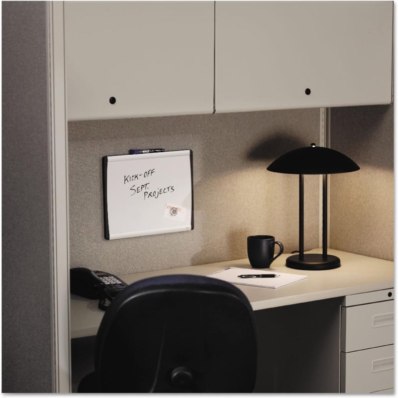 Quartet Magnetic DryErase Board Steel 11 x 14 White Surface Silver Aluminum Frame - Image 4