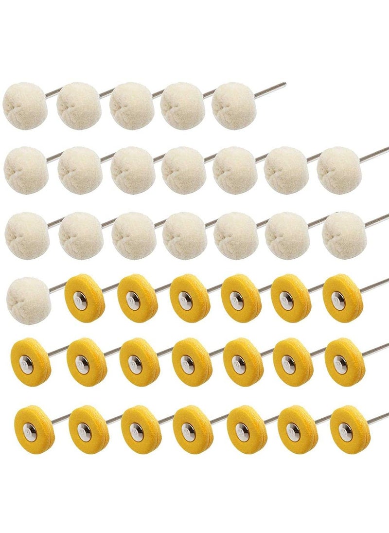 DIY Crafts DIY Crafts CTDIYHI22777 Polishing Buffing Wheel Set Cotton Little Buff Wheel for Rotary Drill Tool Accessories Watch Jewelry Polish  - Image 1
