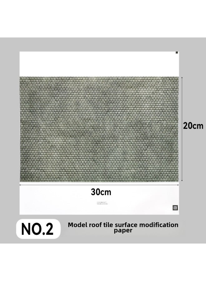 Microscopic Simulation Wall Decal Material Clear Adhesive Backing Multi-Size Plastic Building Model Decoration Sticker DIY-Color:QZ-2  - Image 1