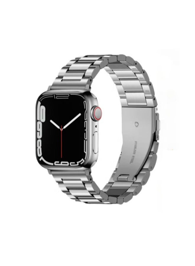 بولوز أحزمة ساعة Apple Watch المتوافقة 42 مم 44 مم 45 مم 49 مم، سوار iWatch من الفولاذ المقاوم للصدأ مع حافظة لساعة Apple Watch Series 8/7/6/5/4/3/2/1/SE/SE2/Ultra - Image 1