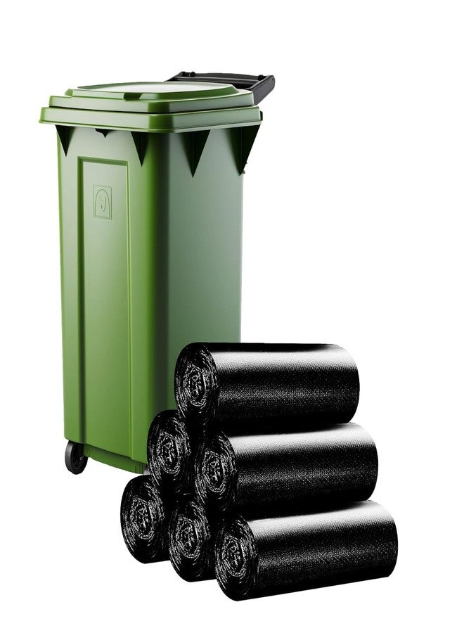 Amigos Store™ Premium Garbage Bags| Plastic Dustbin Bags |Trash Bags For Kitchen, Office, Pantry or Washroom | Dustbin Covers for Wet and Dry Waste -Large (63 cm x 76cm)(6 Roll) (90 Bags) - Image 1