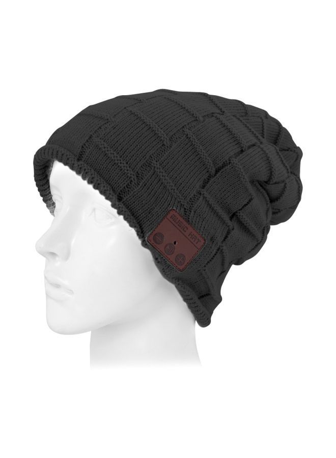 NIBEMINENT Bluetooth Beanie With Mic Black - Image 1