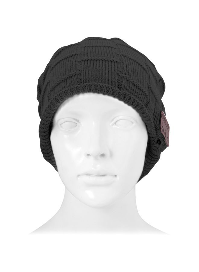 NIBEMINENT Bluetooth Beanie With Mic Black - Image 3