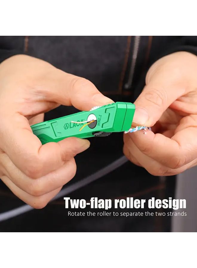 LA194105 Network Cable Stripper and Crimper Tool for Server Telephone Line and Fiber Optic Cable Organizer - Image 3