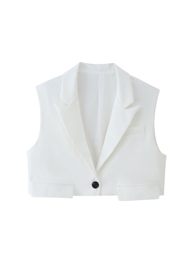 Shougu New Fashionable Casual Women's Suit Vest  - Image 1