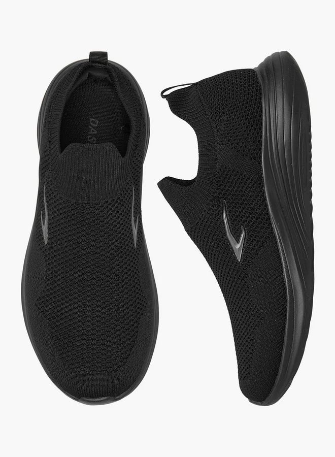Dash Sock Hem Slip-On Sports Shoes with Pull Tab