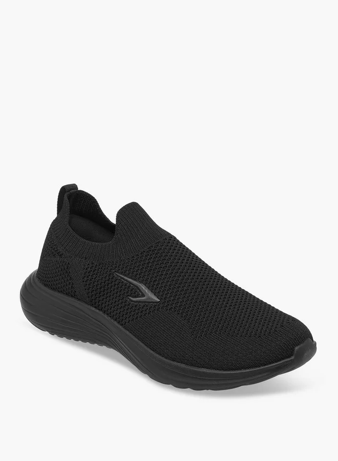 Dash Sock Hem Slip-On Sports Shoes with Pull Tab