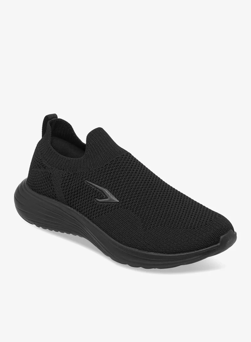 Dash Sock Hem Slip-On Sports Shoes with Pull Tab