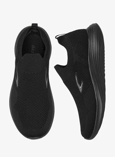 Dash Sock Hem Slip-On Sports Shoes with Pull Tab