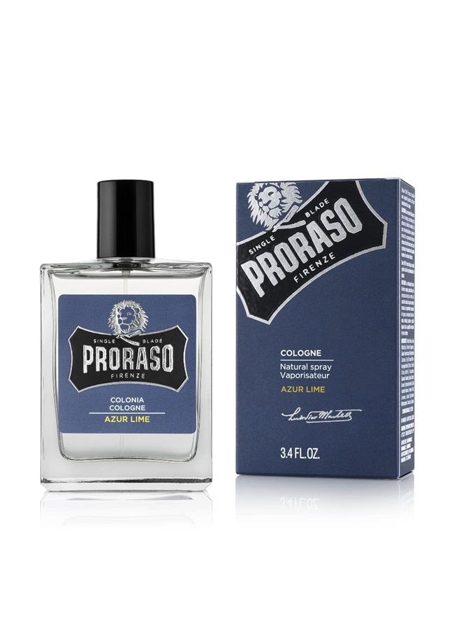 proraso Eau De Cologne, Azur Lime, 3.4 Fl Oz - Image 1