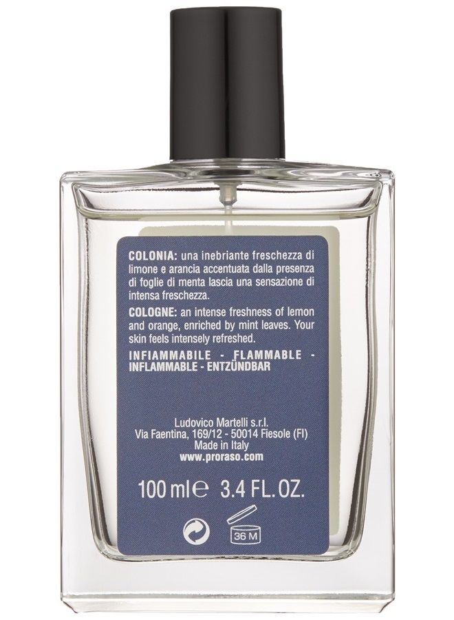 proraso Eau De Cologne, Azur Lime, 3.4 Fl Oz - Image 2