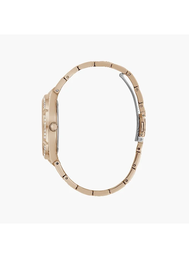 جس Gold Analog Watch for Women