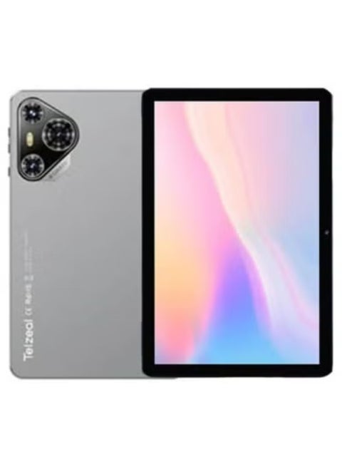 P100 Android 13 Tablet with 10.1-Inch HD Display, 8GB RAM, 512GB ROM, Dual SIM + 5G WiFi, Octa-Core Processor, Grey – 8000mAh Battery – Wireless Keyboard & Mouse Included – Dual Cameras – Perfect for Study, Office Work, Gaming, Streaming & Video Calls