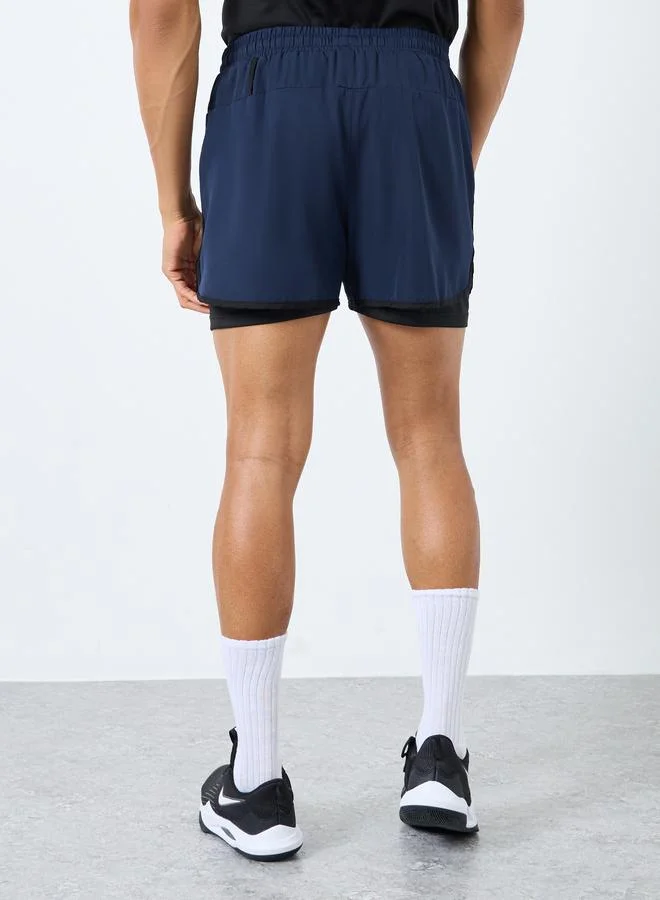 Styli Styli Men Running 2in1 Shorts with Drawstring