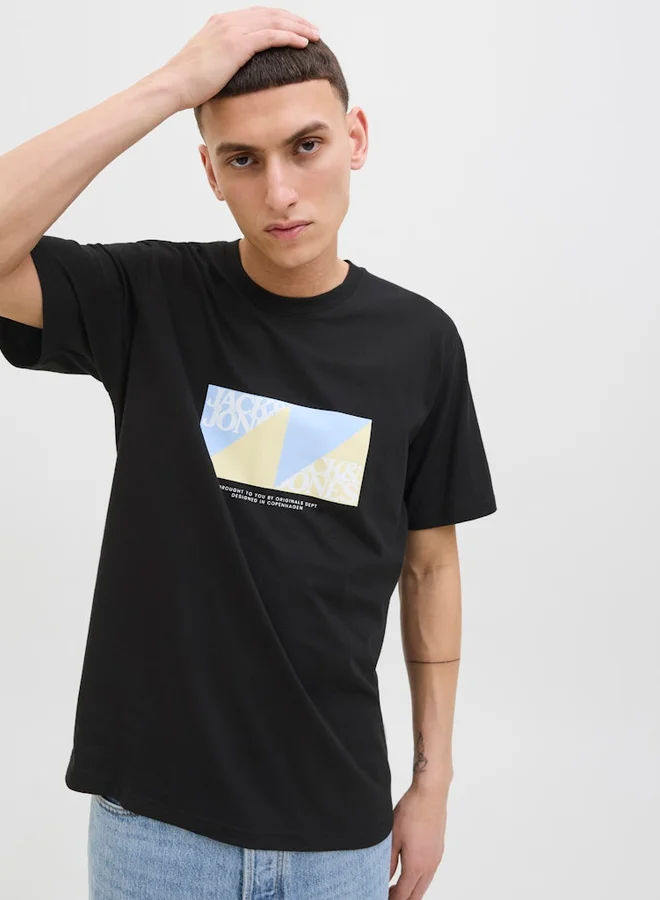 JACK & JONES Jack & Jones Jortavira Branding Short Sleeve Crew Neck T-Shirt
