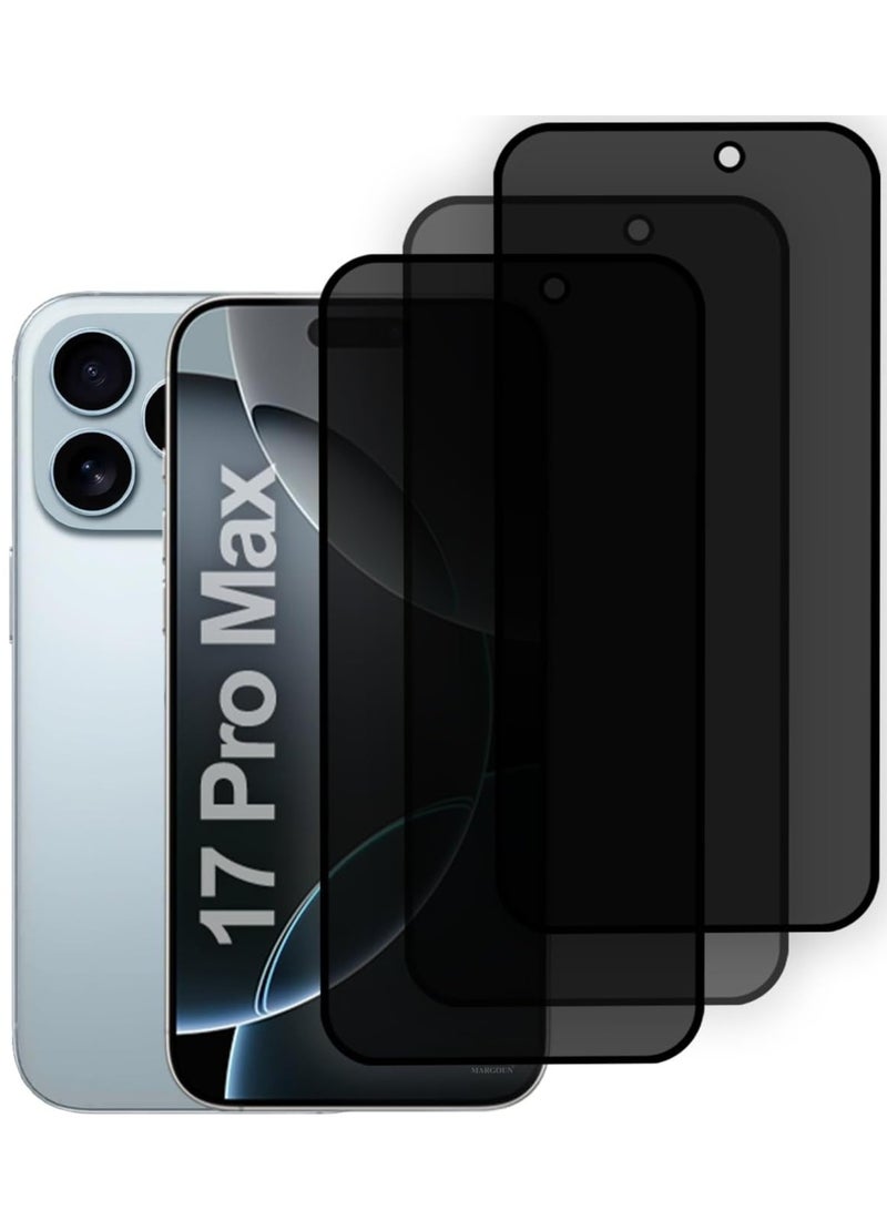 MIGOFAST IPhone 17 Pro Max Screen Protector Privacy Tempered Glass, 9H Hardness, Anti-Spy, Anti-Fingerprint, Scratch-Resistant  iP 17 Pro Max - Image 2