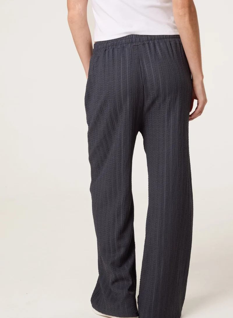 Blue Vanilla Striped Pull-on Trousers