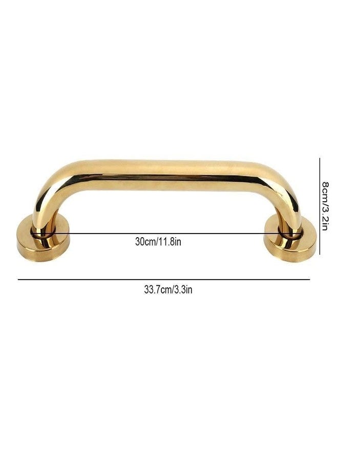 Beufee Grab Bars for Shower,Bathroom Safety Handle 12 Inch Stainless Steel Bath Handle Bathroom Balance Bar Bathroom Tub Toilet Handrail Grab Shower Handle for Elderly Seniors Handicap Accessibility - Image 4