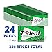 Trident علكة تريددنت بنكهة النعناع الخالي من السكر - 24 عبوة تحتوي على 14 قطعة، إجمالي 336 قطعة - Image 4
