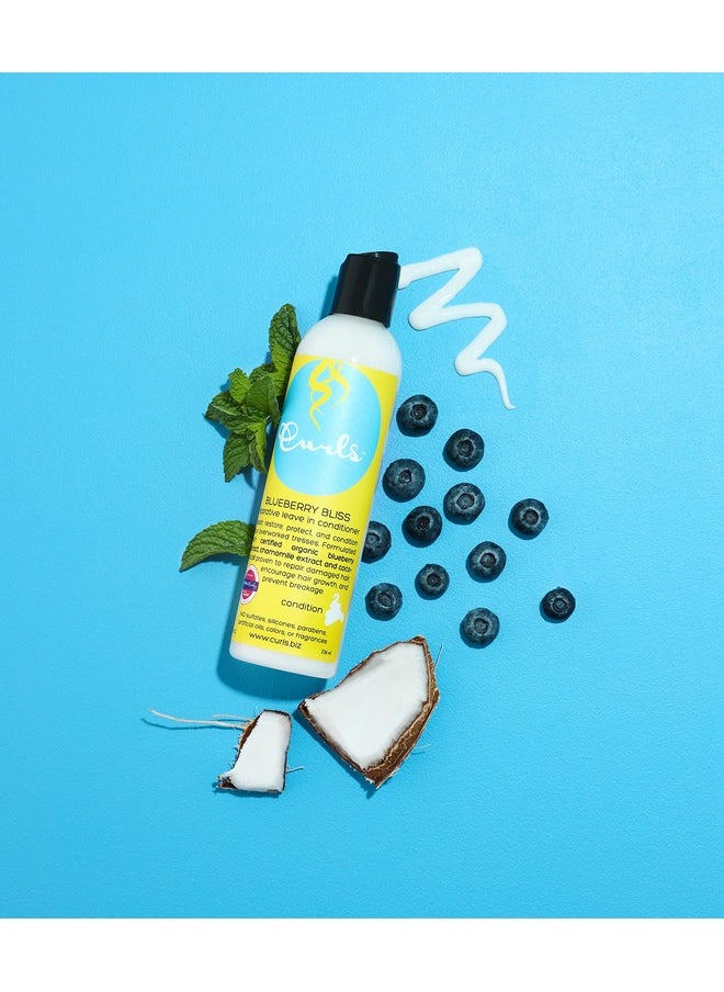 Curls Curls Blueberry Bliss Reparative Leave In Conditioner - 8 oz, Helps Repair Damage and Prevent Breakage, Conditioner for Curly Hair, Wavy, and Coily Hair Types  - Image 3