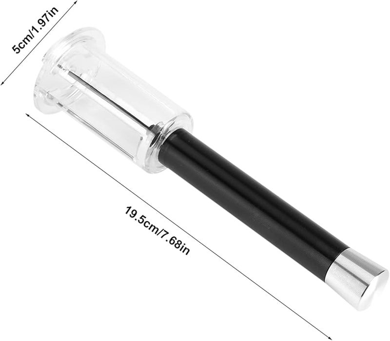 مضخة الهواء الأسود لفتح زجاجات النبيذ مزيل الفلين الفعال لعشاق النبيذ - Image 4