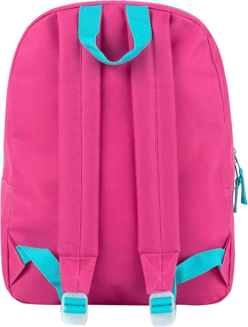 Trailmaker 15 Inch Kids Backpacks for Preschool, Kindergarten, Elementary School Boys and Girls with Padded Straps (Rainbow Unicorn Magic) - Image 5