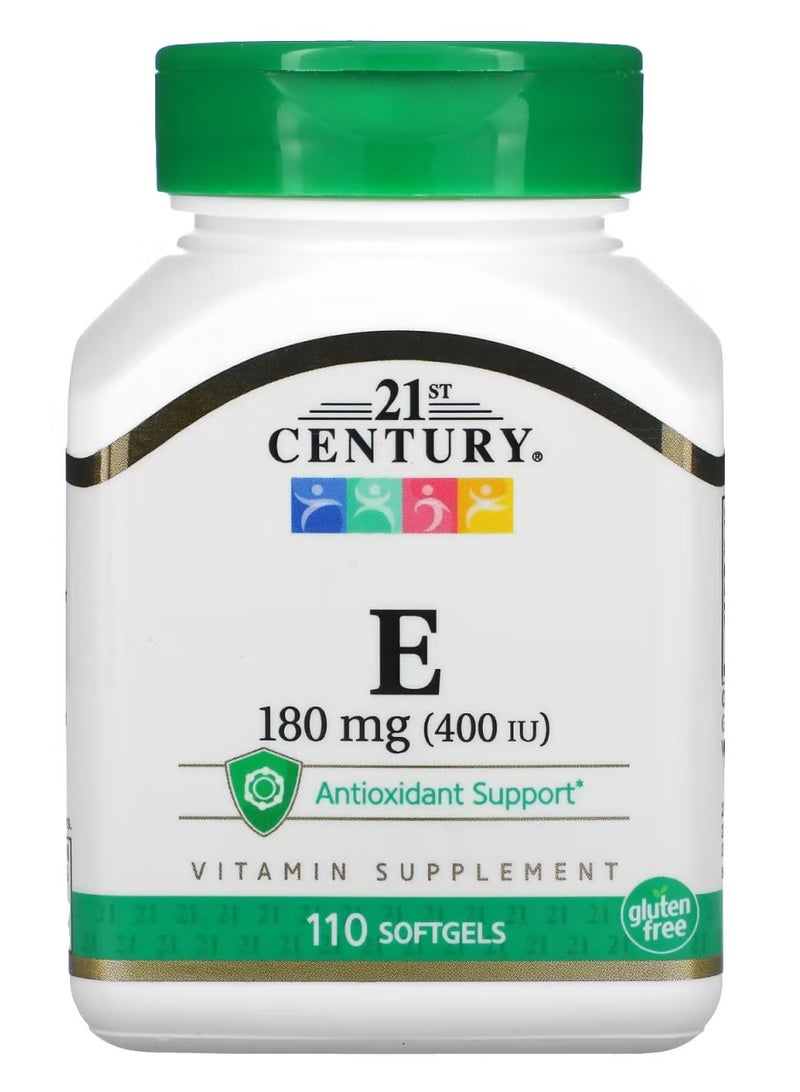 21st Century Vitamin E 180 mg 110 Softgels 